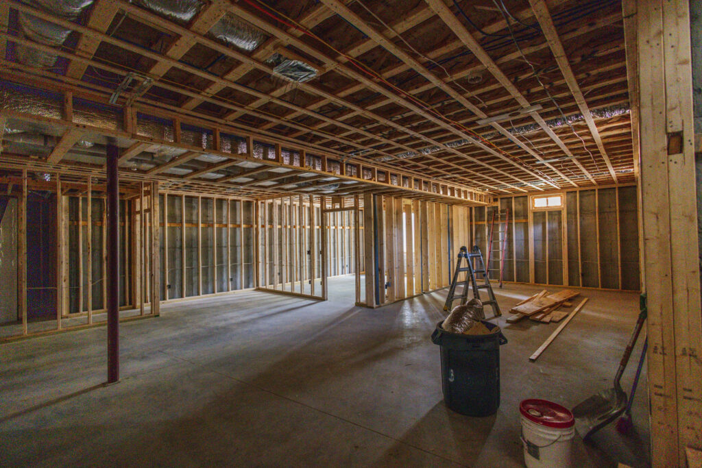 Daniel Sinclair Electrician performing rough-in electrical installation for a modular home in Eastham, MA